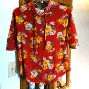 Floral hoodie